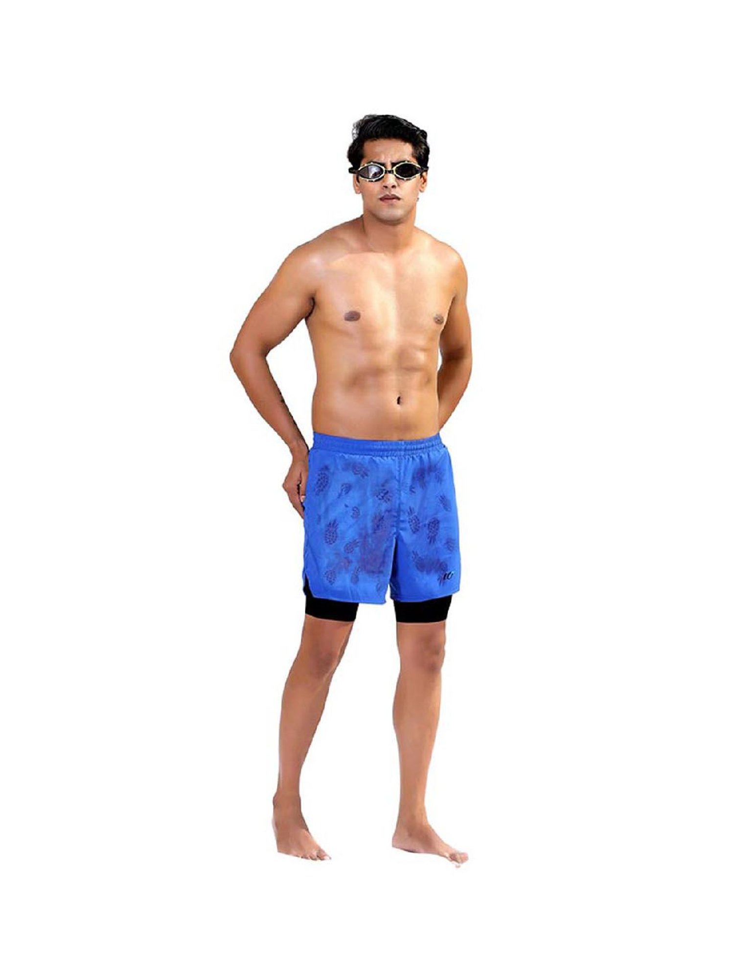 IO Blue Comfort Fit Shorts