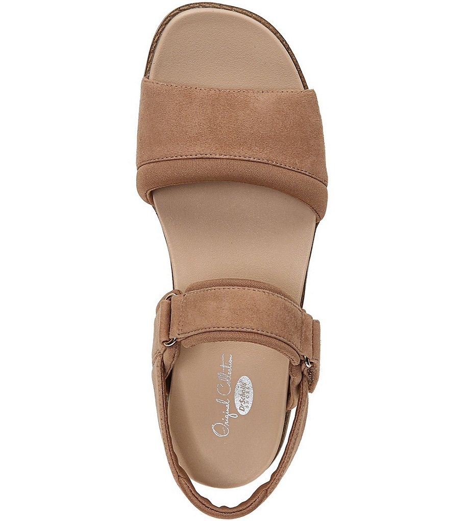 Original Collection by Dr. Scholl's Meet Up Suede Platform Wedge Sandals