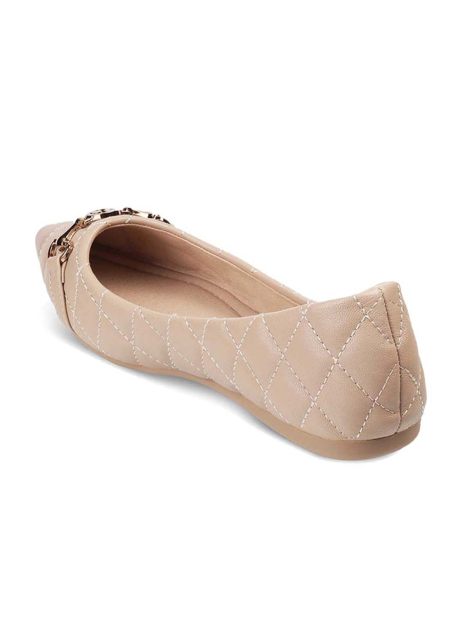 Tresmode Women's Beige Flats Ballets