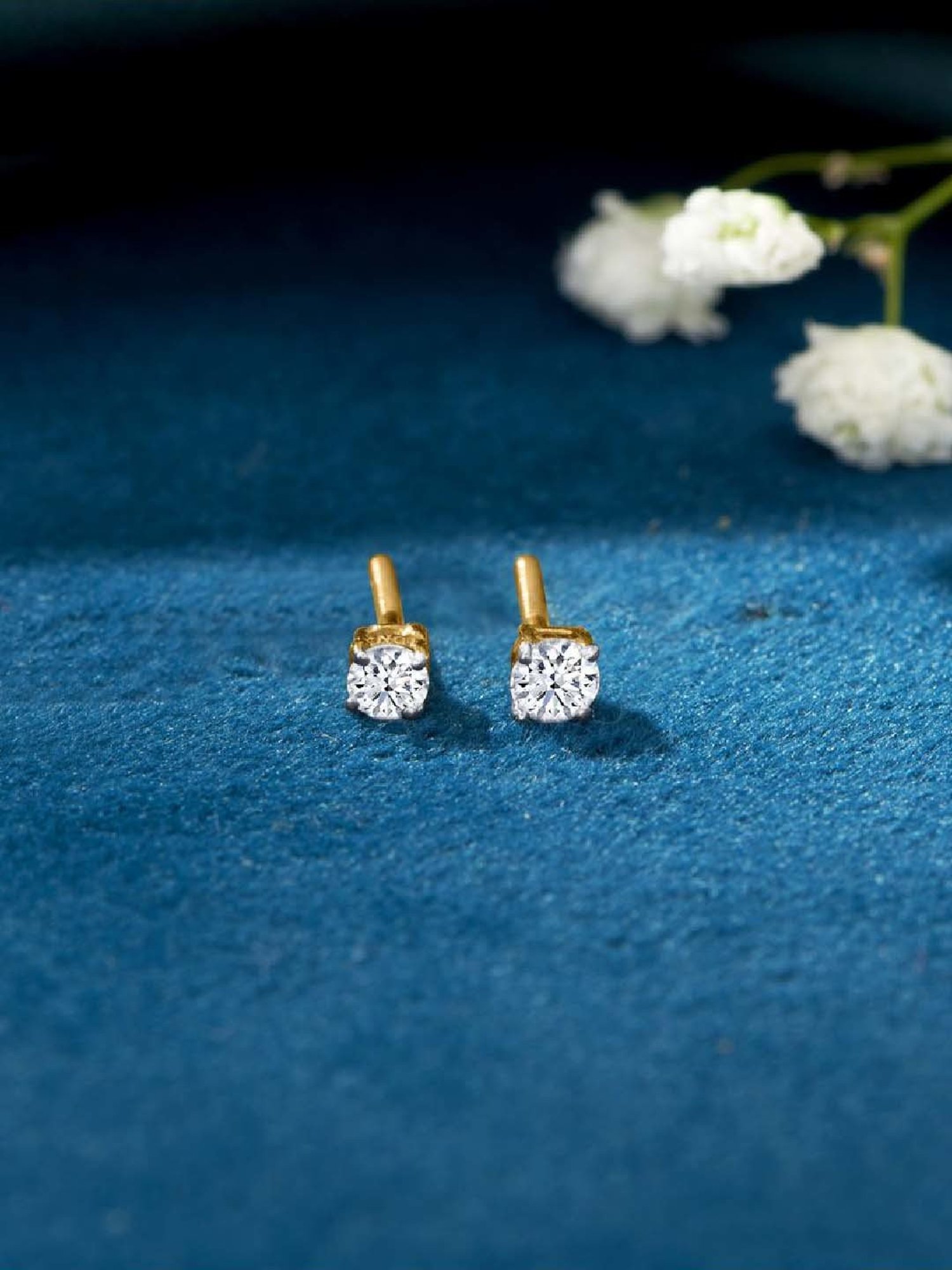 P.N.Gadgil Jewellers 22 Karat (916) BSI Hallmarked Yellow Gold Pebble Pop Kids Earring For Kid