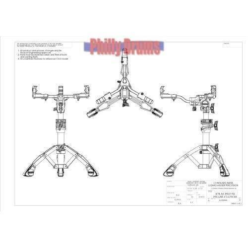 Ludwig Atlas Pro Pillar Clutch Snare Stand