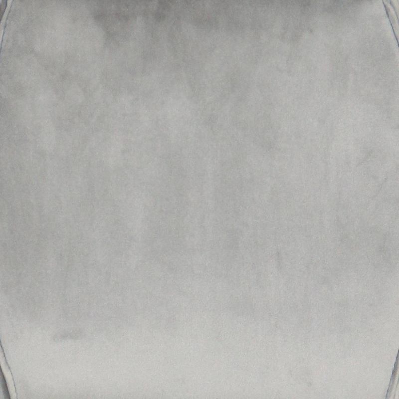 Adjustable Velvet Stool Ash Gray - Acessentials