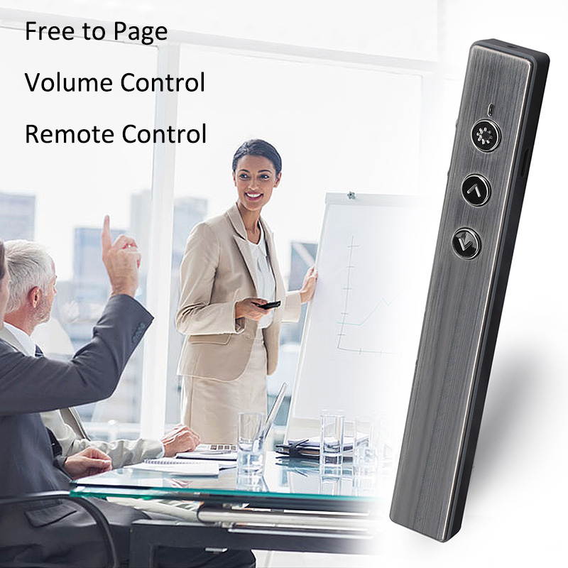 Wireless Laser Mouse Recharge Flip Pen Sensor Remote Control for Android PPT Teaching Speech