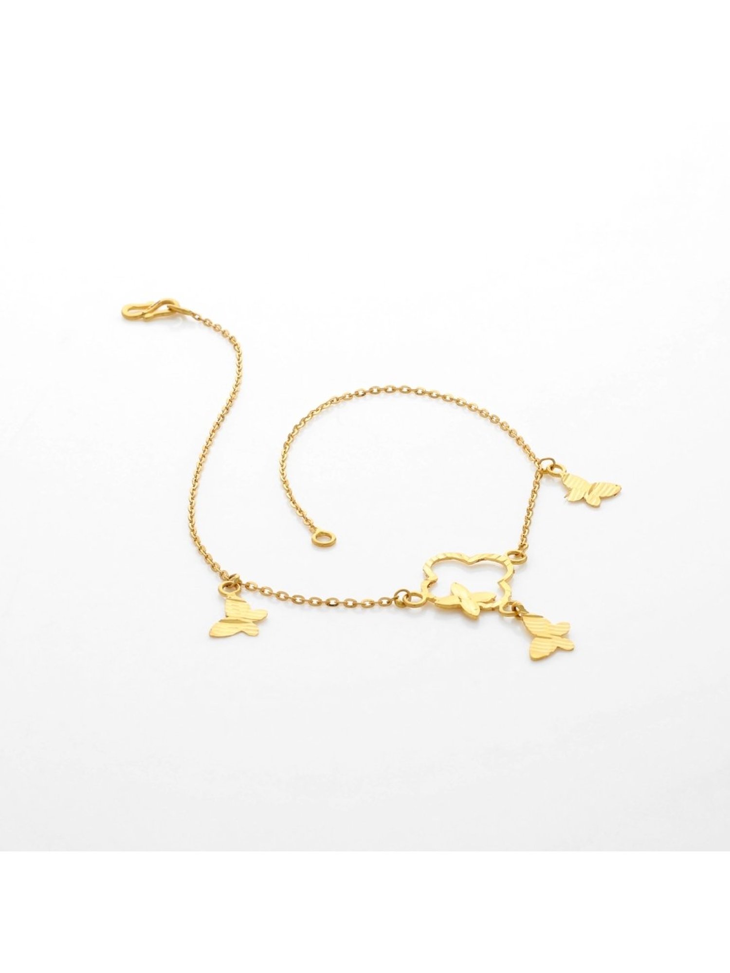 Malabar Gold and Diamonds BIS Hallmark 22k Yellow Gold Flexible Fit Bracelet for Women