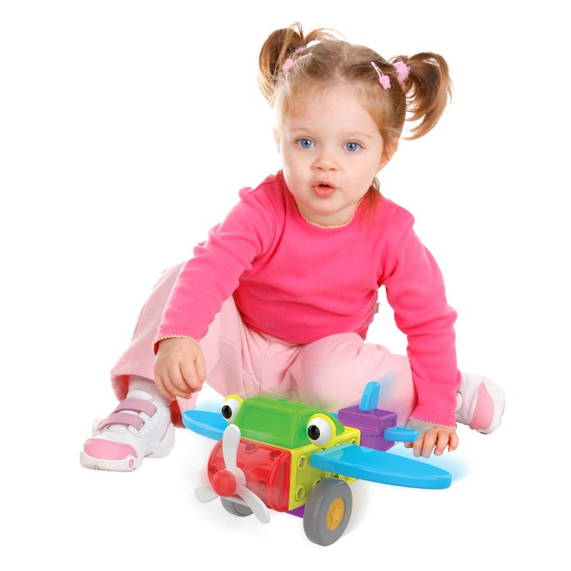 The Learning Journey Techno Kids 4 IN 1 On The Go Construction Sets 25+ pcs