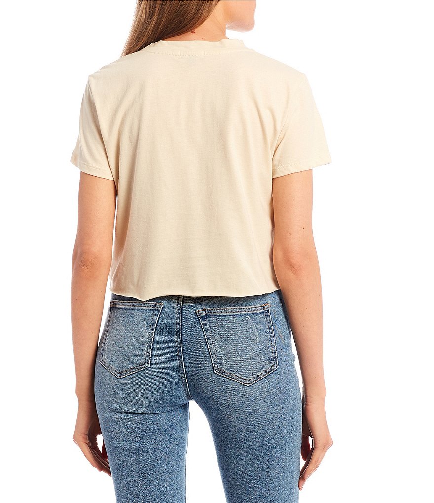 Originality Radiate Love Sunflower Boxy Graphic Tee