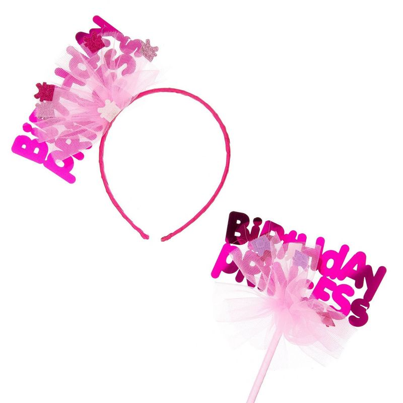 "Happy Birthday" Dress Up Costume Set Pink