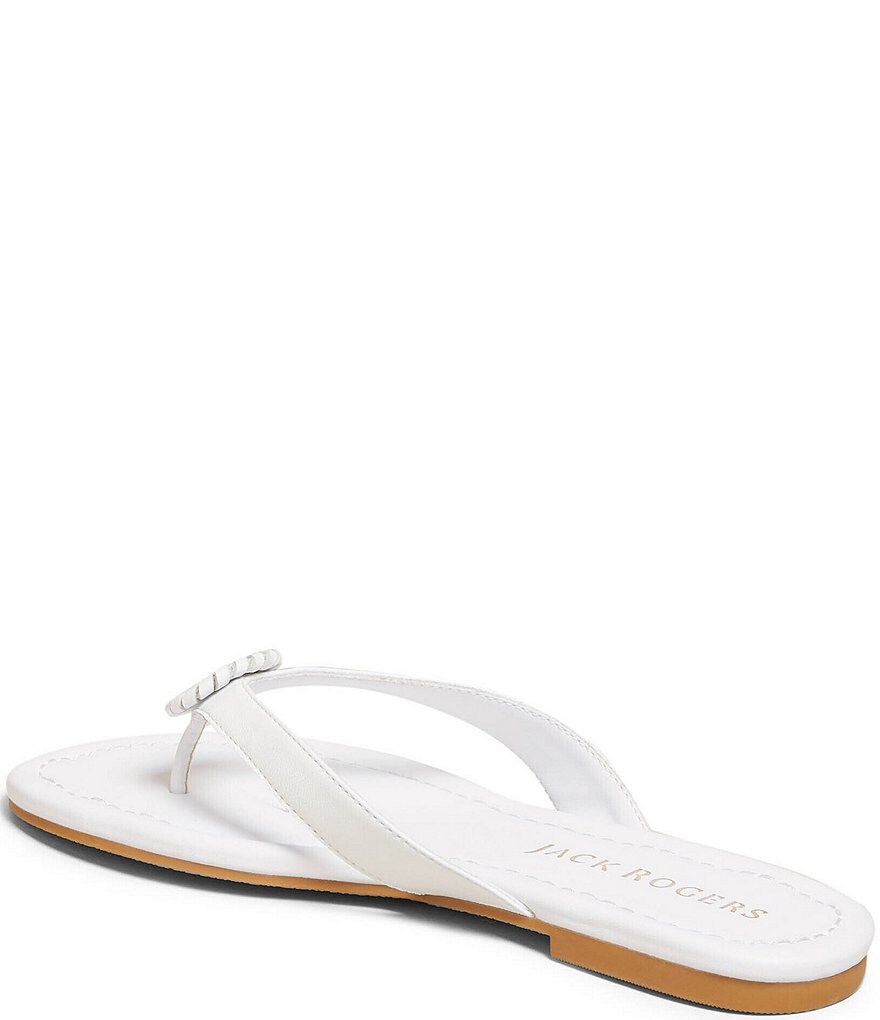 Jack Rogers Rowan Leather Rondelle Flip Flops