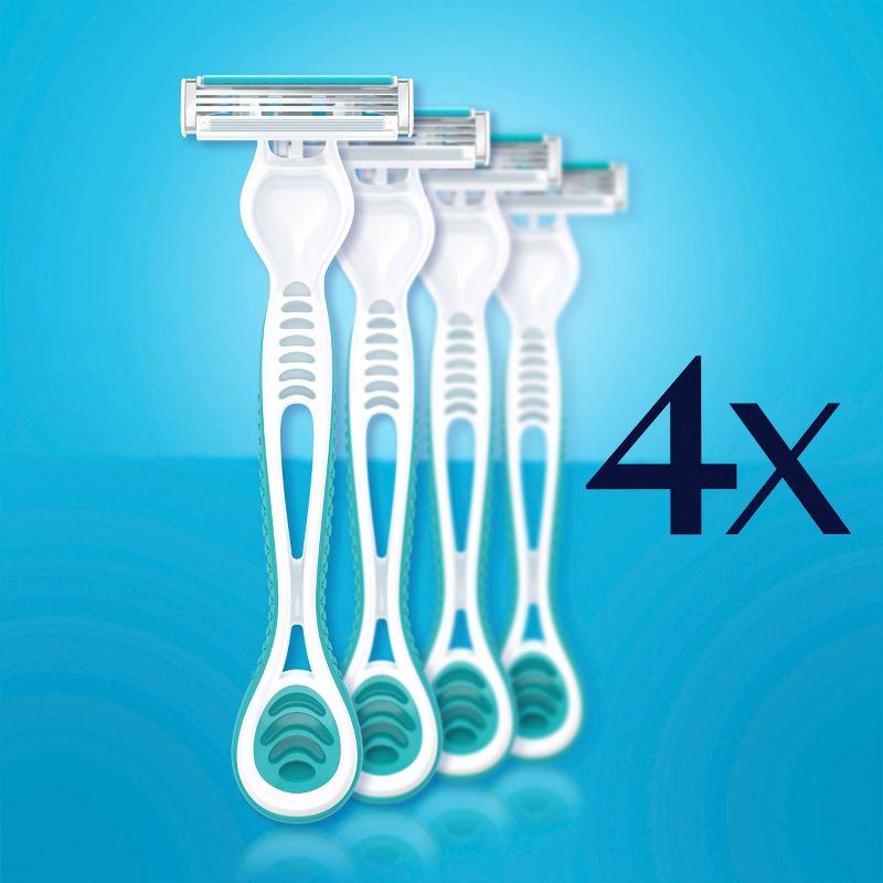 Venus Simply 3 Sensitive Women's Disposable Razors - 4ct
