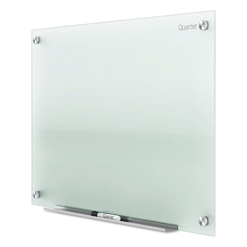 U Brands 36" Square Magnetic Dry Erase Board Silver Aluminum Frame