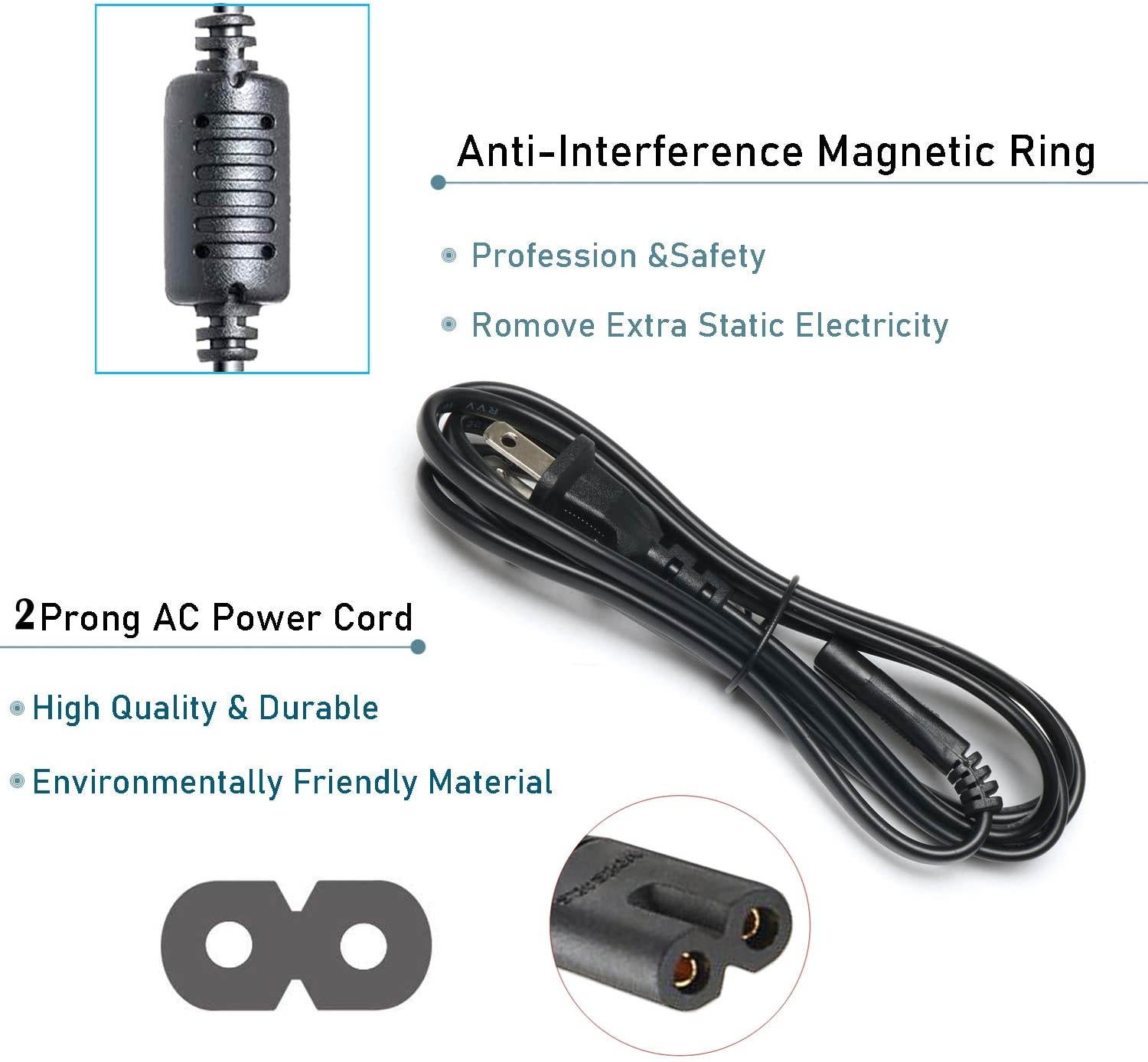 19v 3.42A 65W Laptop Charger AC Adapter for Toshiba Satellite C55 C655 C850 C50 L755 C855D L655 L745 P50 C55D S55Toshiba Portege Z30 Z930 Z830 Satellite Radius 11 14 15 AC DC Power Supply Cord
