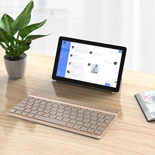 Wireless Bluetooth Keyboard for iPad Pro 12.9 / 11 / 10.5 / 9.7 inch / iPrd Mini 1 2 3 4 5 - 7 Color Backlit Keyboard - Keyboard for 3 System Tablet iPhone iOS Mac Galaxy Android Windows