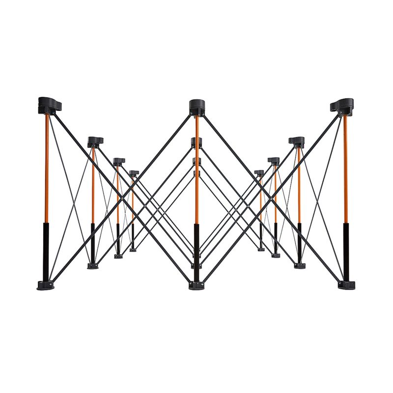 Bora Tool CK12S Heavy Duty Steel Portable Folding Centipede 4Ft x 6Ft x 30In Tall Workbench Work Stand Base with 4500 Pound Weight Capacity