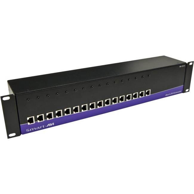 Smart AVI - RK-DVX-RX4S - SmartAVI 4-Port DVI-D Rack Receiver over Cat6 STP - 4 Output Device - 225 ft Range - 4 x