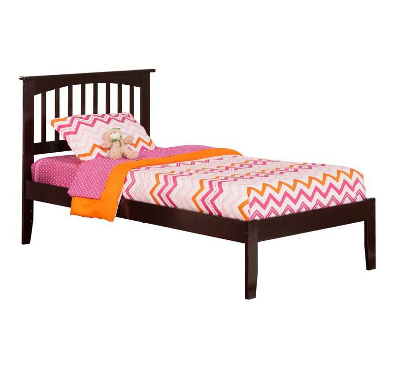 Mission Twin Open Foot Espresso - Atlantic Furniture