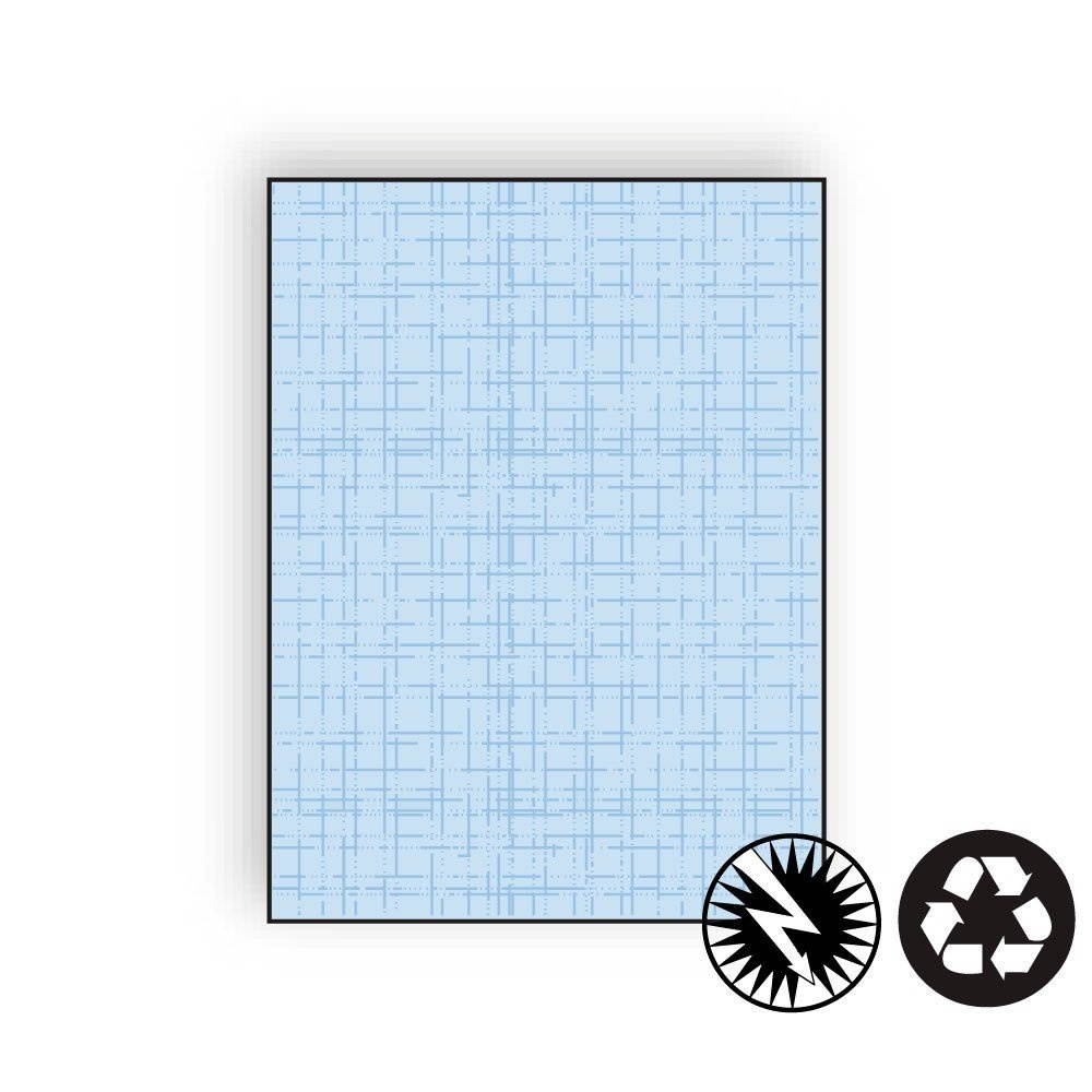 Letterhead, 8-1/2" x 11", 24#, Recycled, Powder Blue, Acid Free, Linen Imaging Finish (Box of 500)