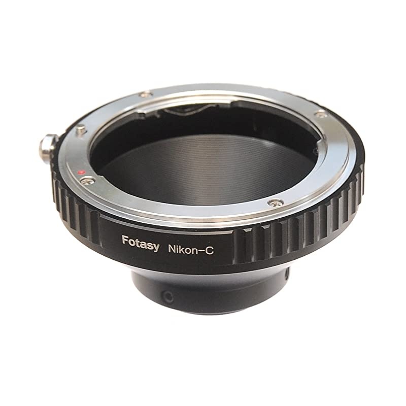 NK Lens to C Mount Adapter, Nikon F Mount Lens to 16mm Cine Mount Adapter, Compatible with Cine Movie Making System/C Mount CCTV Camera/C-Mount Microscope Cameras