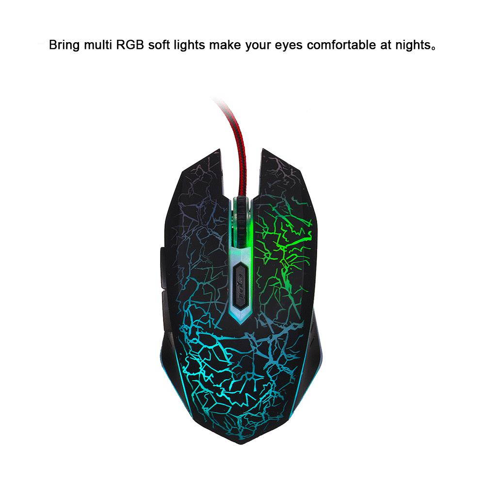 Gaming Mouse Wired RGB Ergonomic Game Mouse