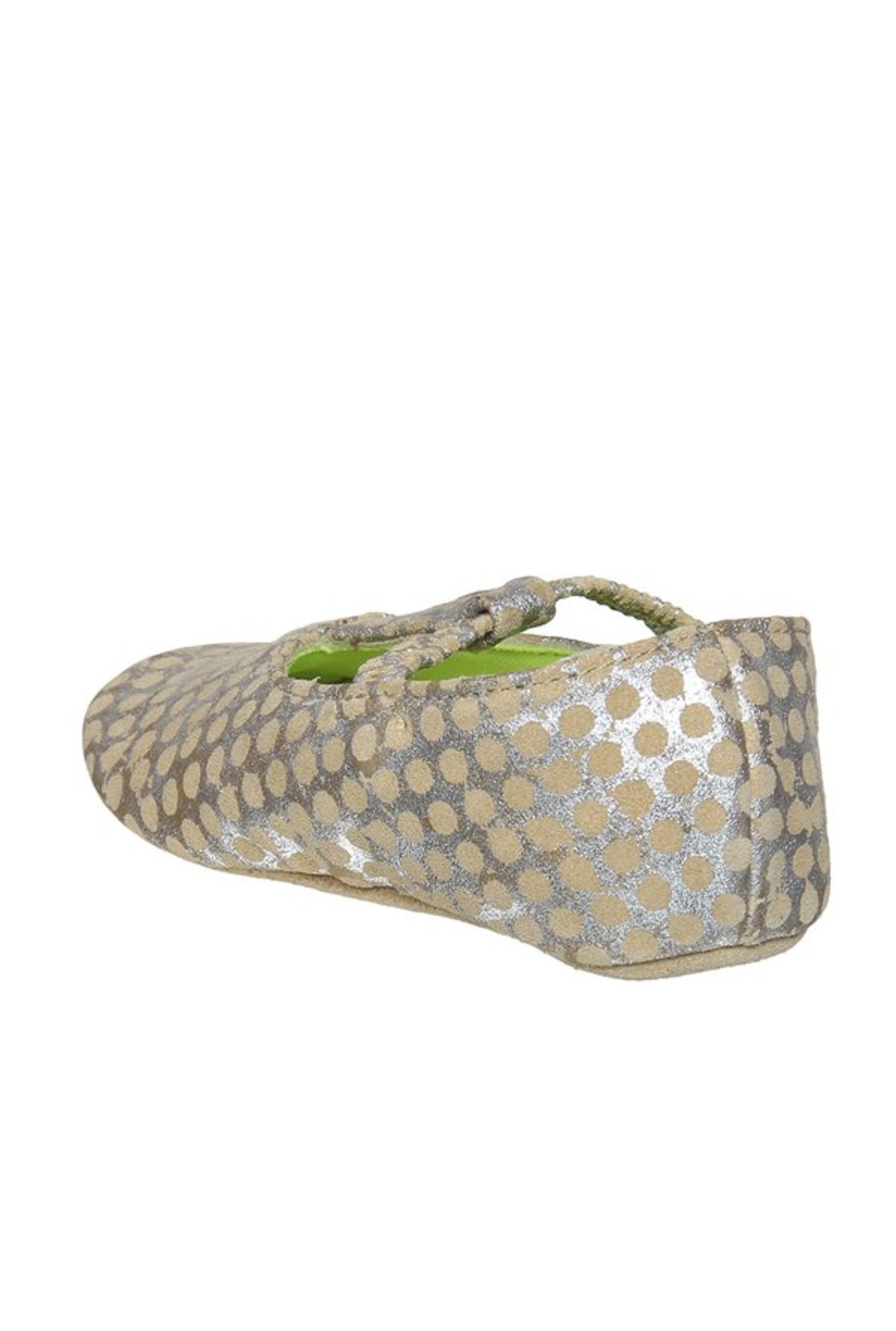 Beanz Kids Pramy Silver & Beige Shoes