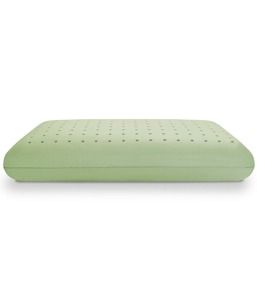 Sensorpedic Wellness Collection Calming Aloe Vera Infused Memory Foam Pillow