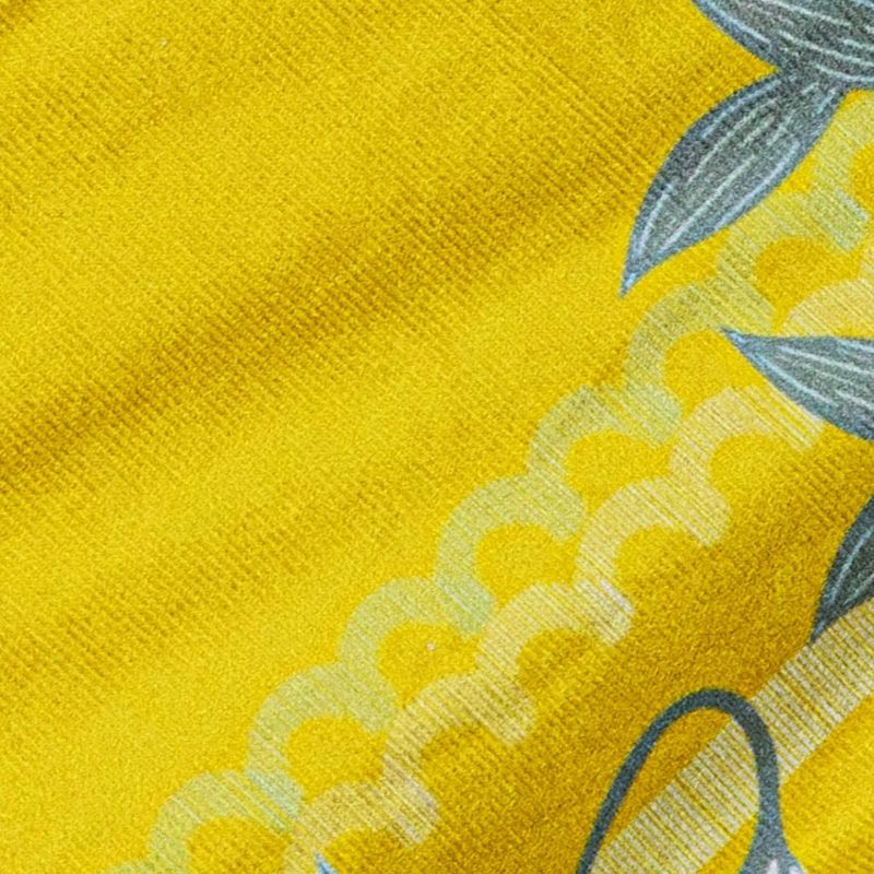 Juvale Yellow Bohemian Mandala Wall Hanging Tapestry, Floral Tapestries Wall Decor 59"x80"