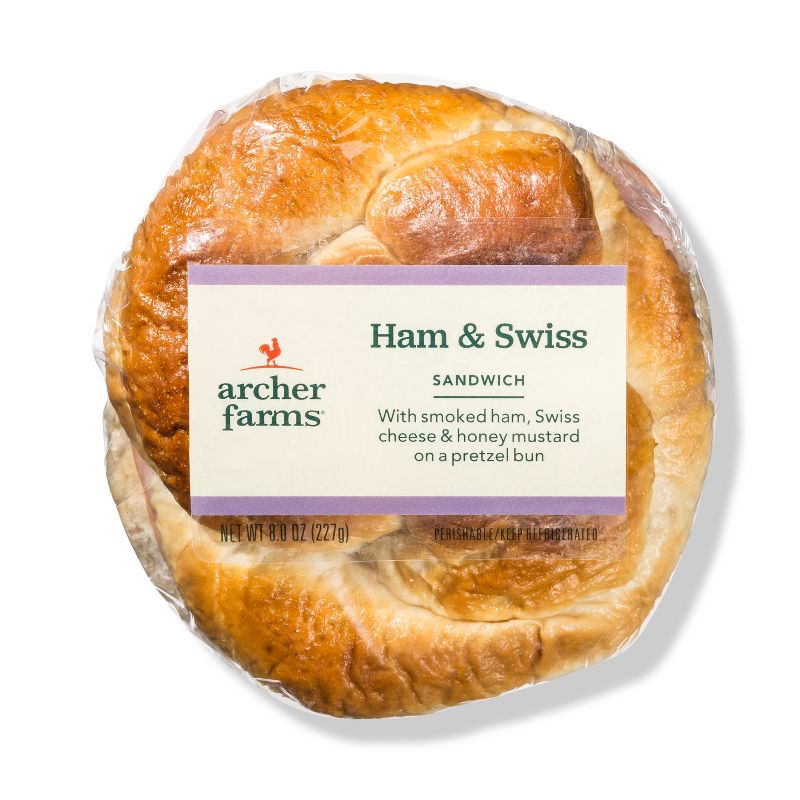 Ham & Cheese Pretzel Roll Sandwich - Archer Farms™
