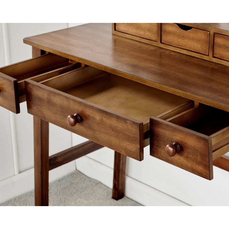 Lorna Vanity Set Walnut - Linon