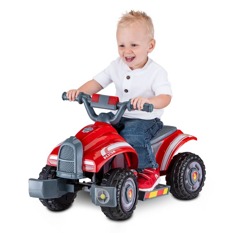 Kid Trax 6V Nickelodeon PAW Patrol Ride with Marshall Quad Powered Ride-On - Red