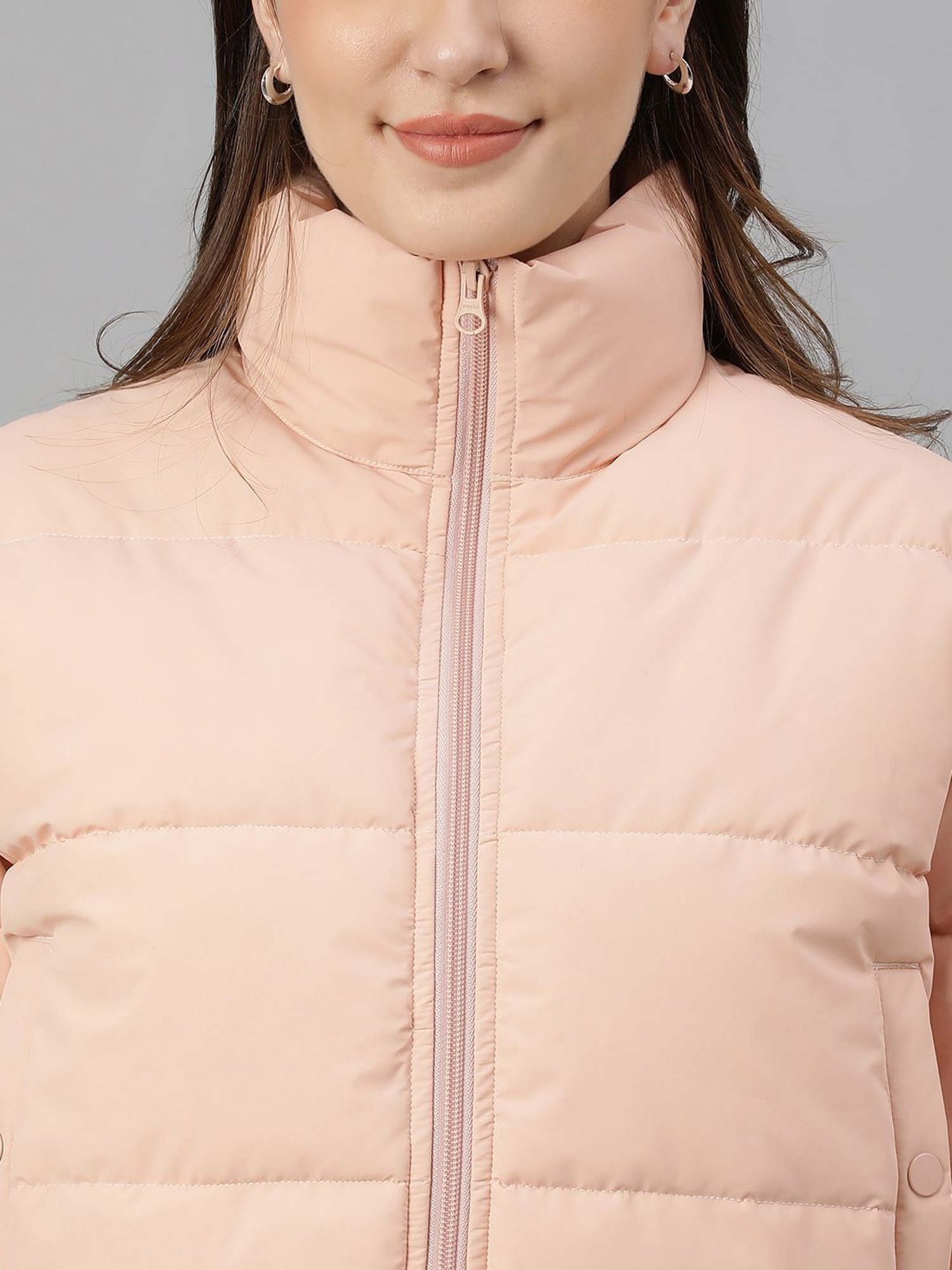Woods Peach Padded Jacket