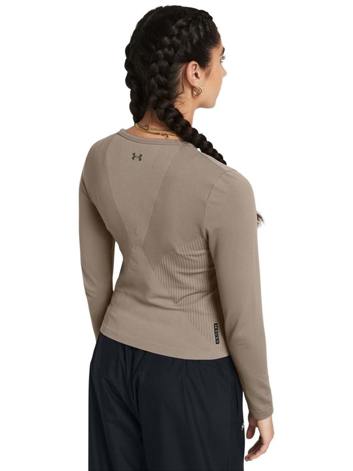 UNDER ARMOUR Brown Slim Fit Sports T-Shirt