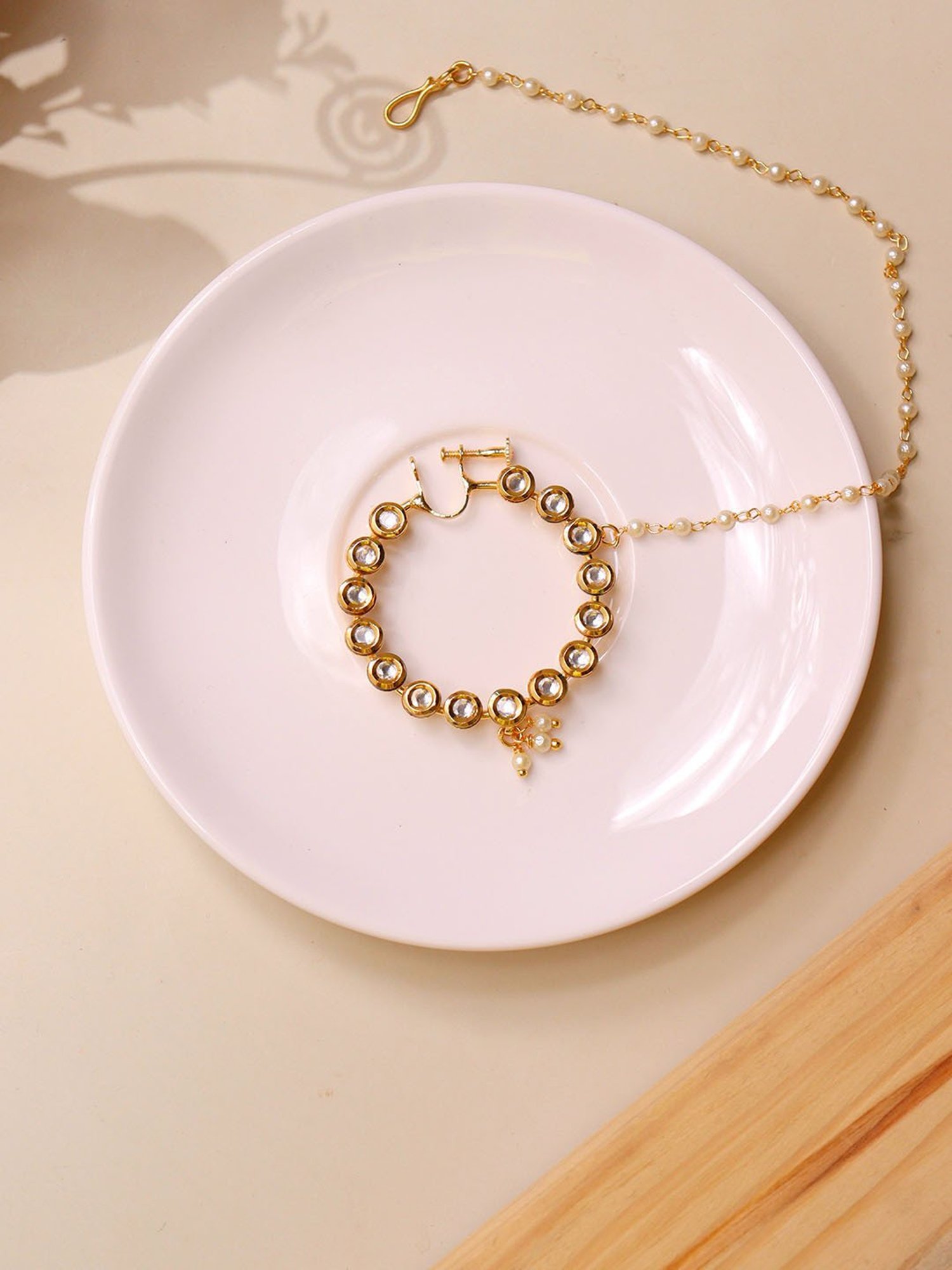 Teejh Aahna Silver Nose Ring