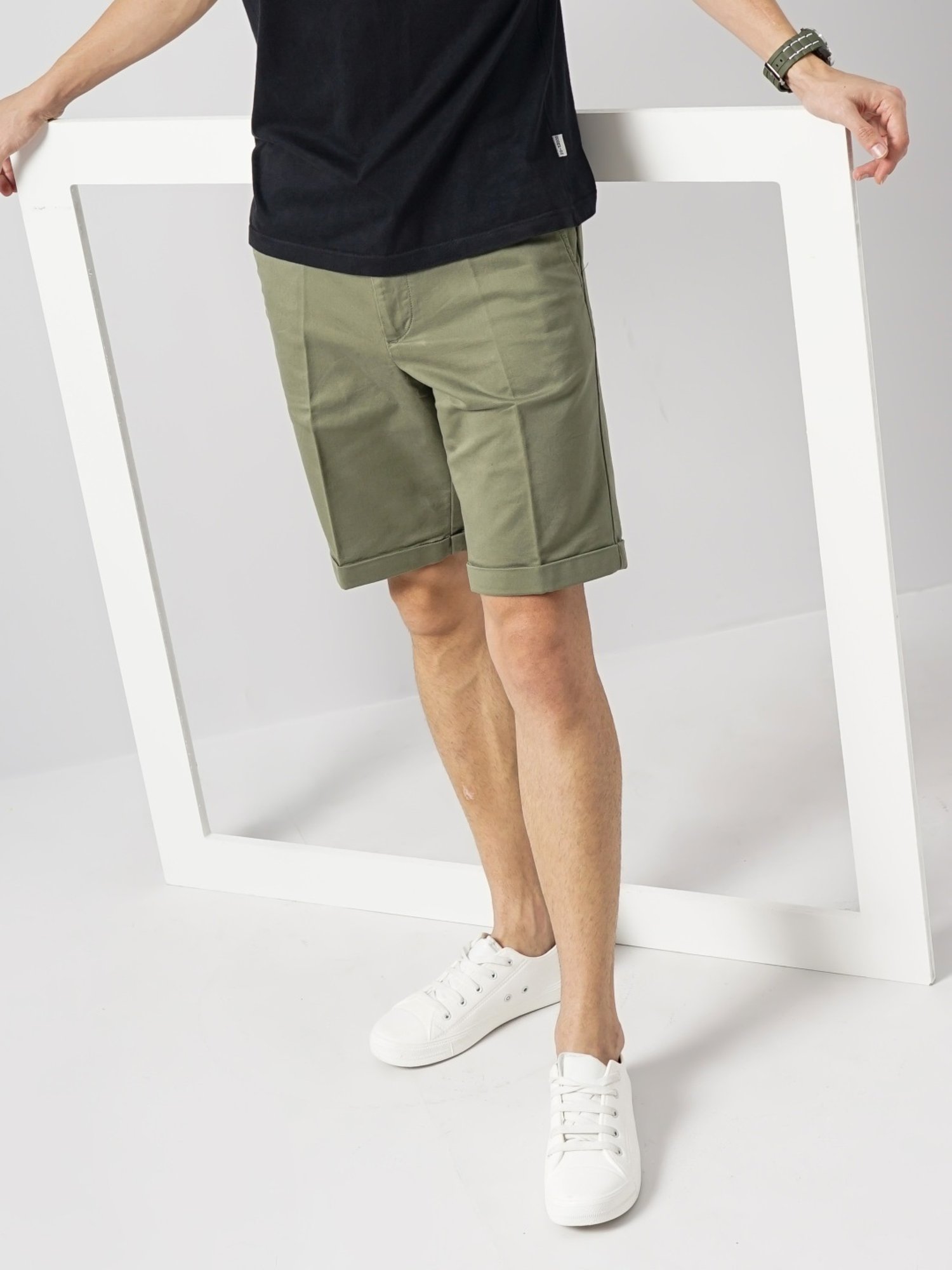 Celio Vert Loose Fit Shorts