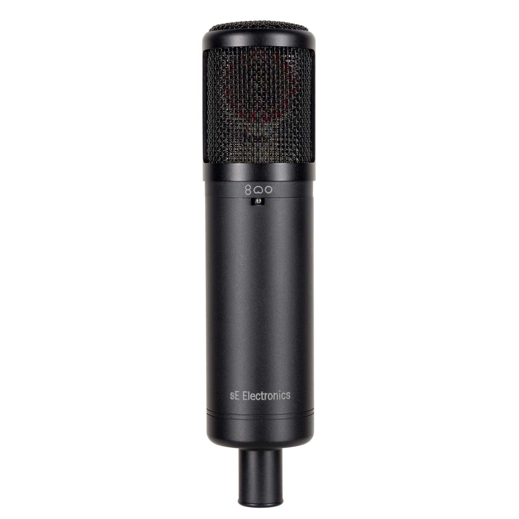 sE Electronics sE2300 microphone with shock mount,pop filter and thread adapter Black