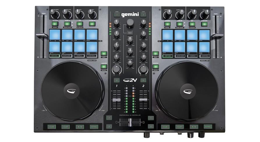 Gemini G2V 2-Channel Virtual DJ Controller