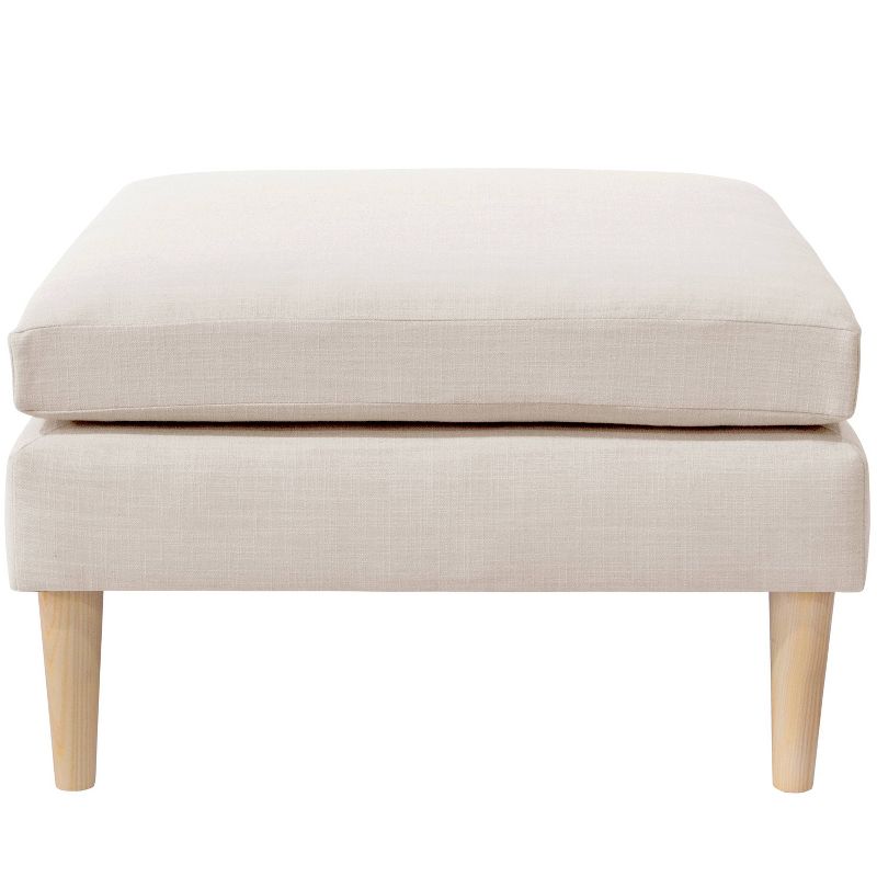 Pillowtop Ottoman Linen Talc - Simply Shabby Chic®