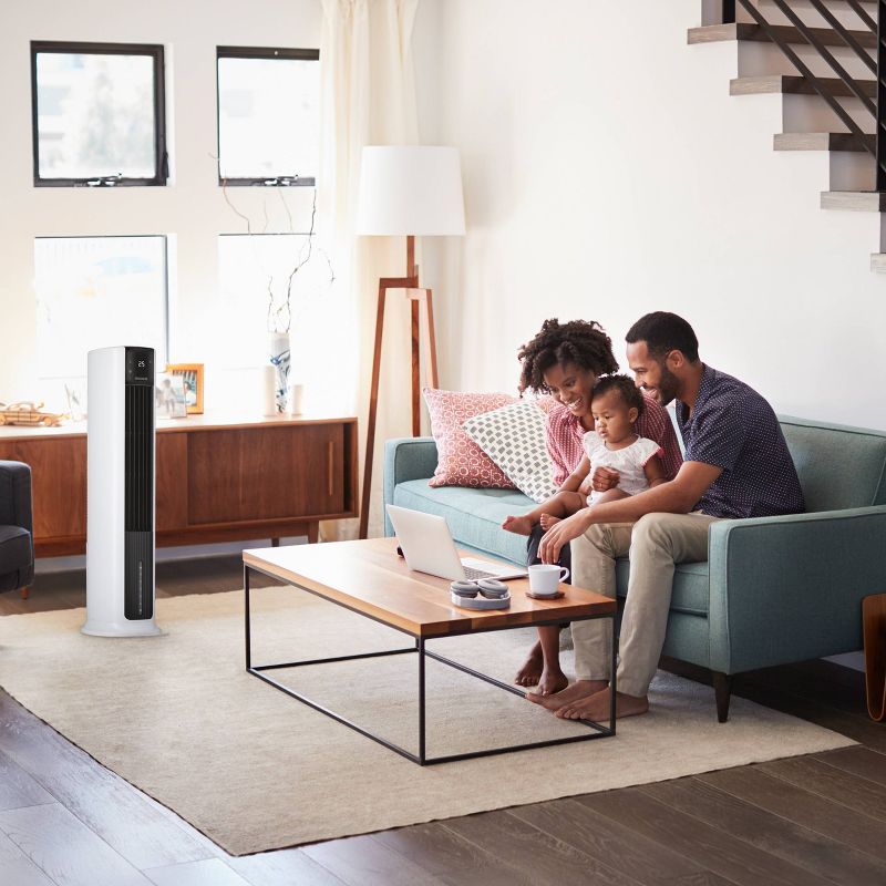 Frigidaire 2-in-1 Oscillating Portable Evaporative Air Cooler and Fan White