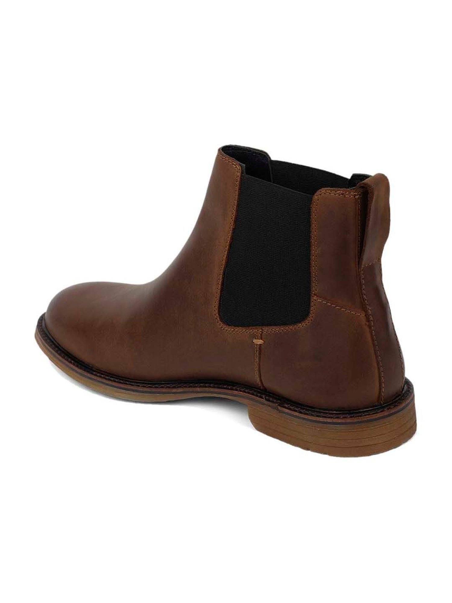 EZOK Men's Brown Chelsea Boots