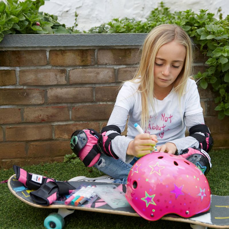 Wipeout Dry Erase Youth 5+ Helmet - Neon Pink