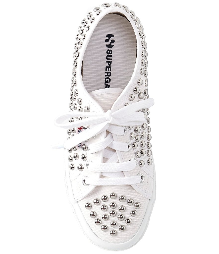Superga 2750 COTSTUDS1W Lace-Up Studded Detail Sneakers