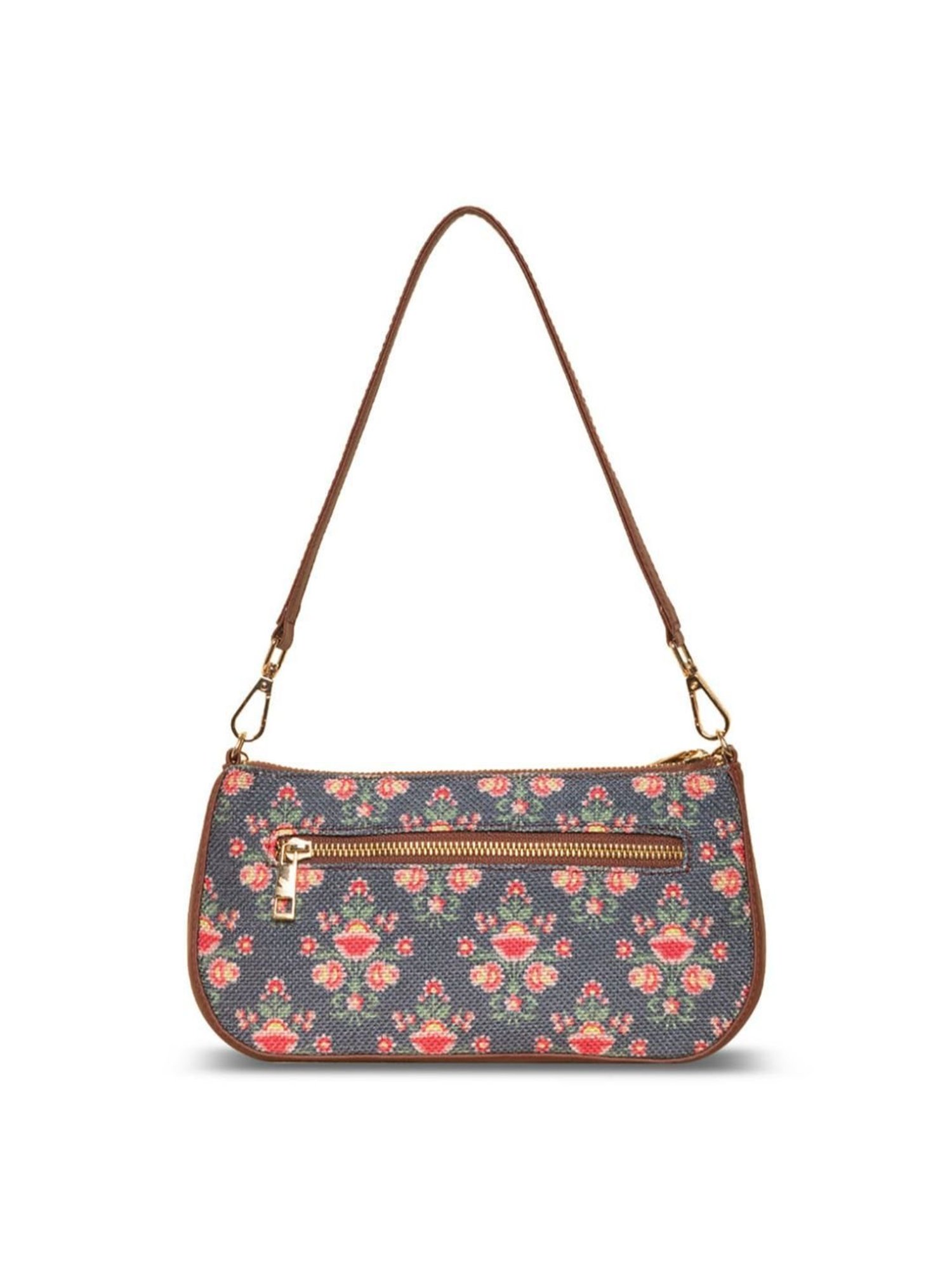 ZOUK Blue Printed Shoulder Bag