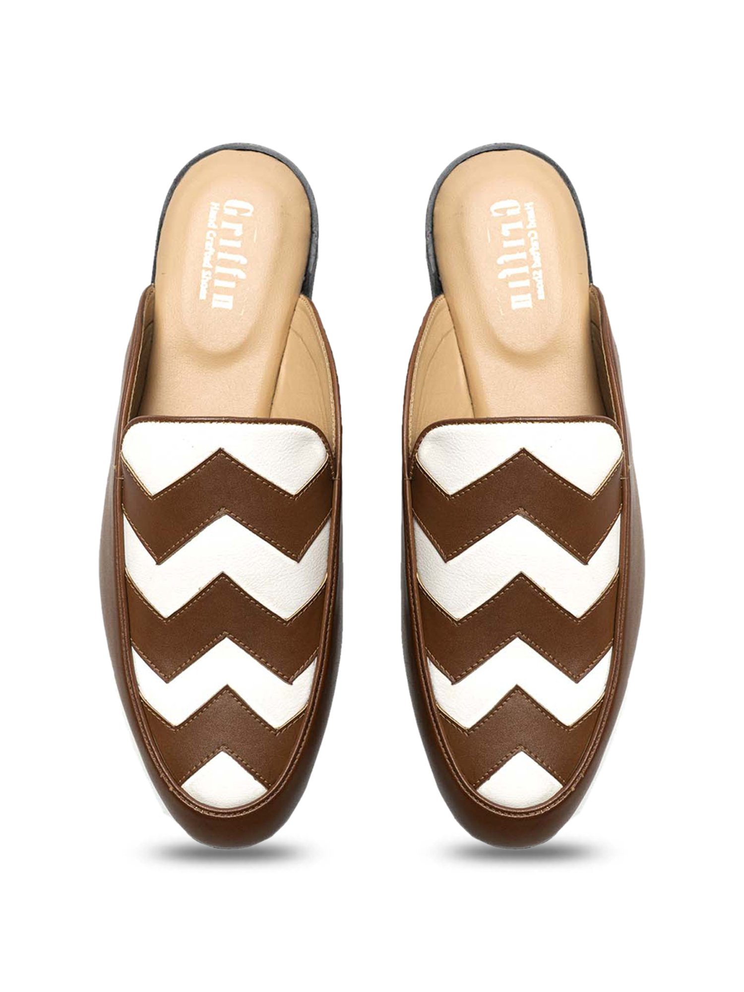 Griffin Men's Tan Mule Shoes