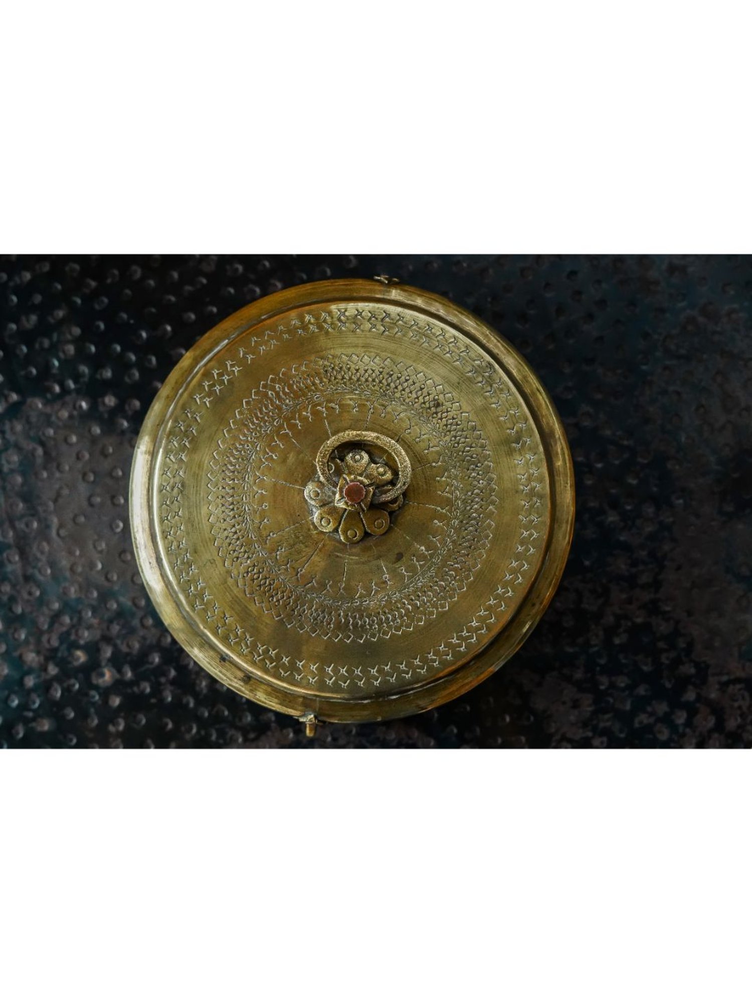 Artisans Rose Gold Brass Vintage Chappati Box