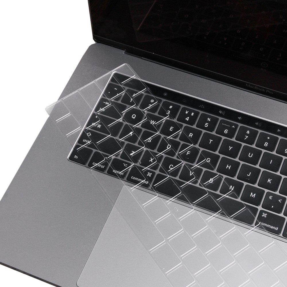 VFENG Premium Ultra Thin Keyboard Skins for MacBook Pro with Touch Bar 13" and 15" (Model Number A1706, A1707, A1989, A1990, Released 2016 2017 2018)