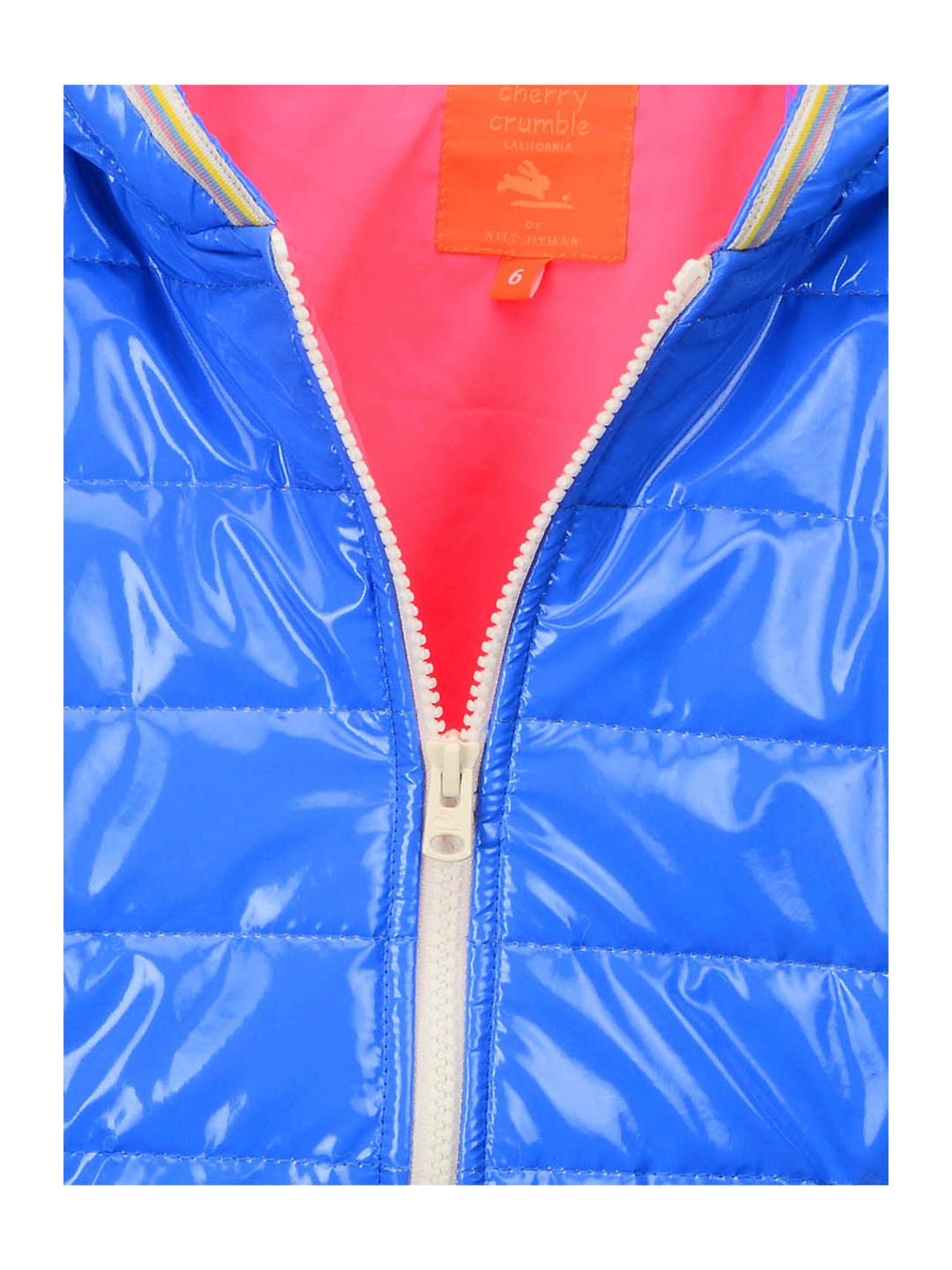 Cherry Crumble By Nitt Hyman Kids Blue Quilted Jacket