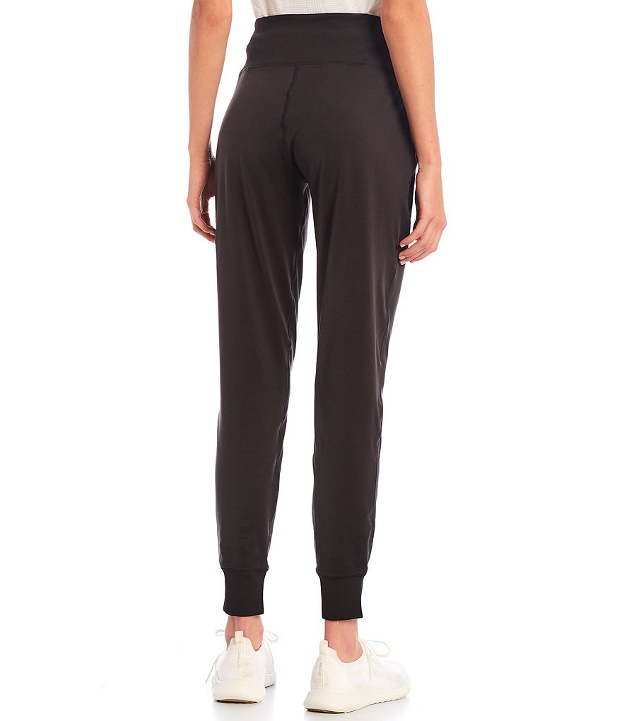 Kinesis High Rise Slim Sueded Jersey Joggers