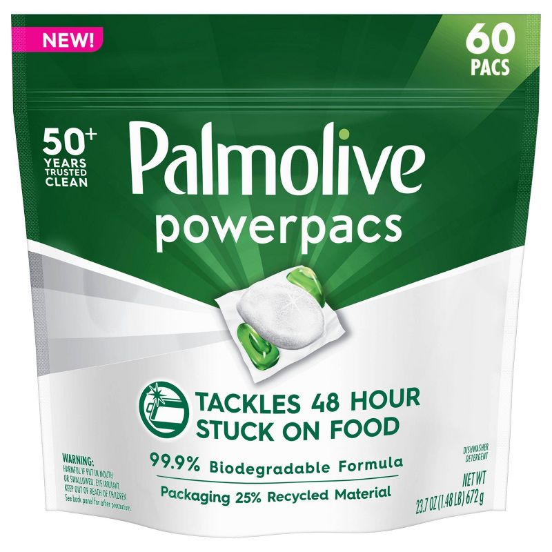 Palmolive PowerPacs Dishwasher Pods - 60ct