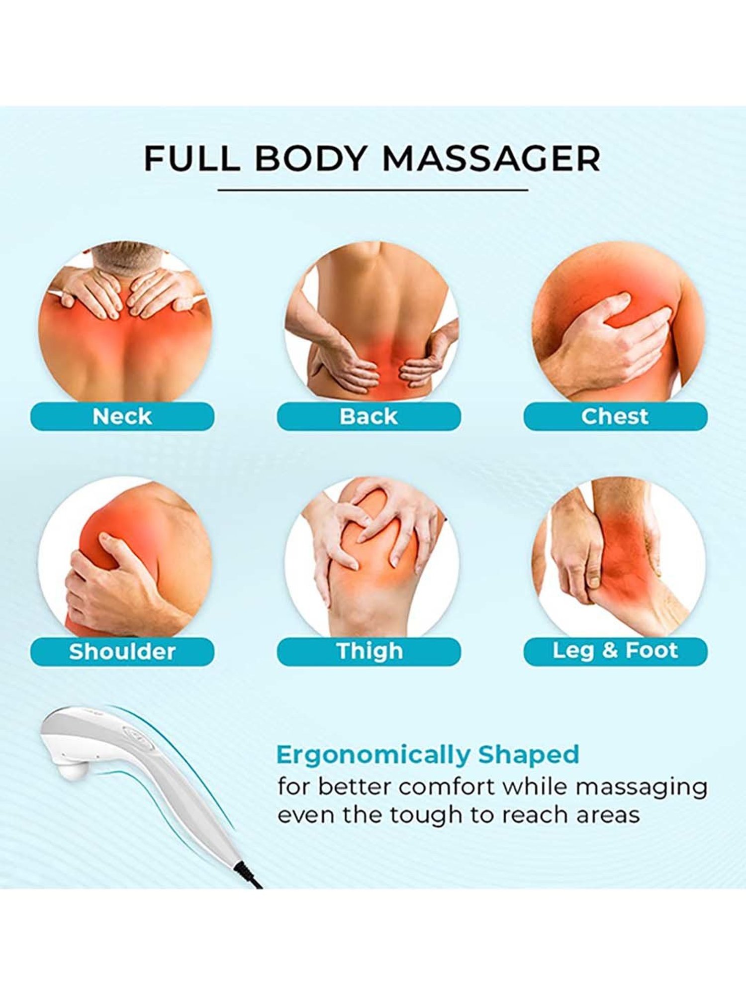 beatXP Stream Prime Hammer Massager (Glossy Silver)