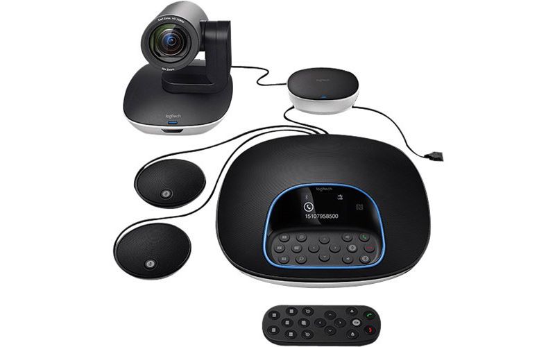 Logitech Conference Cam BCC950 Video Conference Webcam, HD 1080p Camera with Built-In Speakerphone