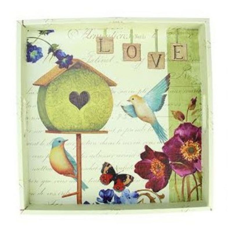 17" x 14" Acrylic June Journal Minimalist Lines Tray - society6