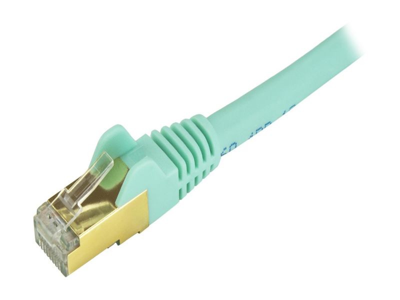 StarTech C6ASPAT6BK StarTech.com Cat6a Shielded Patch Cable - 6 ft. - Black - Snagless RJ45 Cable - Ethernet Cord - Cat 6a Cable